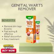 Genital Warts Remover Cream - Whitens, Treats & Removes Skin Tags