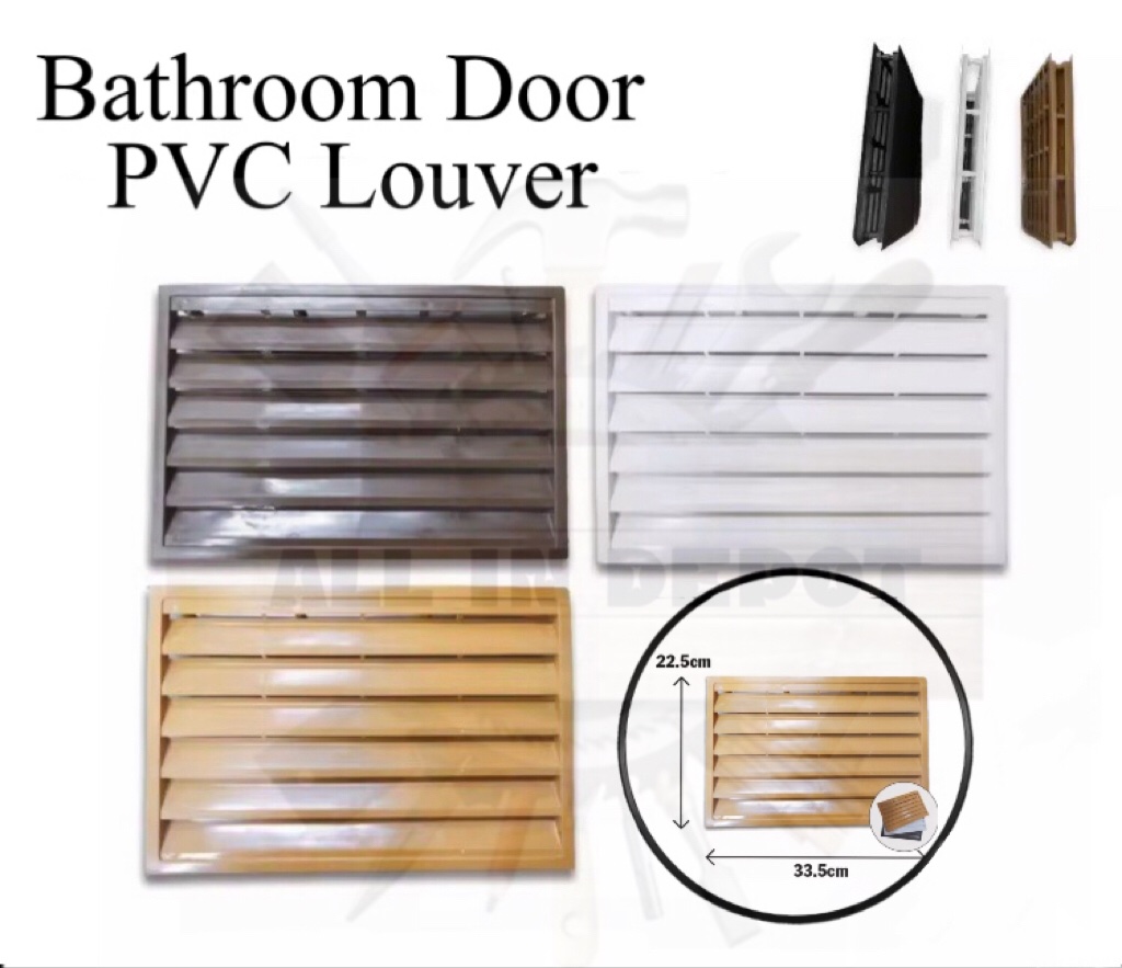 PVC DOOR BATHROOM LOUVER REP...