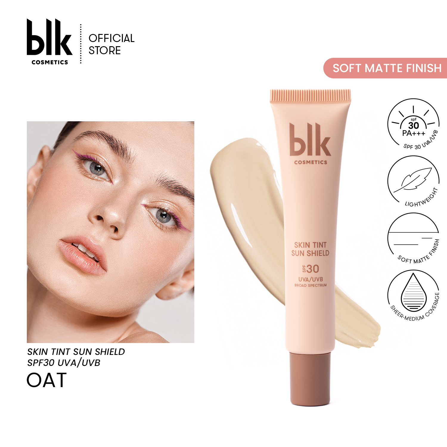 Discount on blk cosmetics  shoes - SKU: universal skin tint sun shield spf30 01 oat (fair light with neutral undertone)