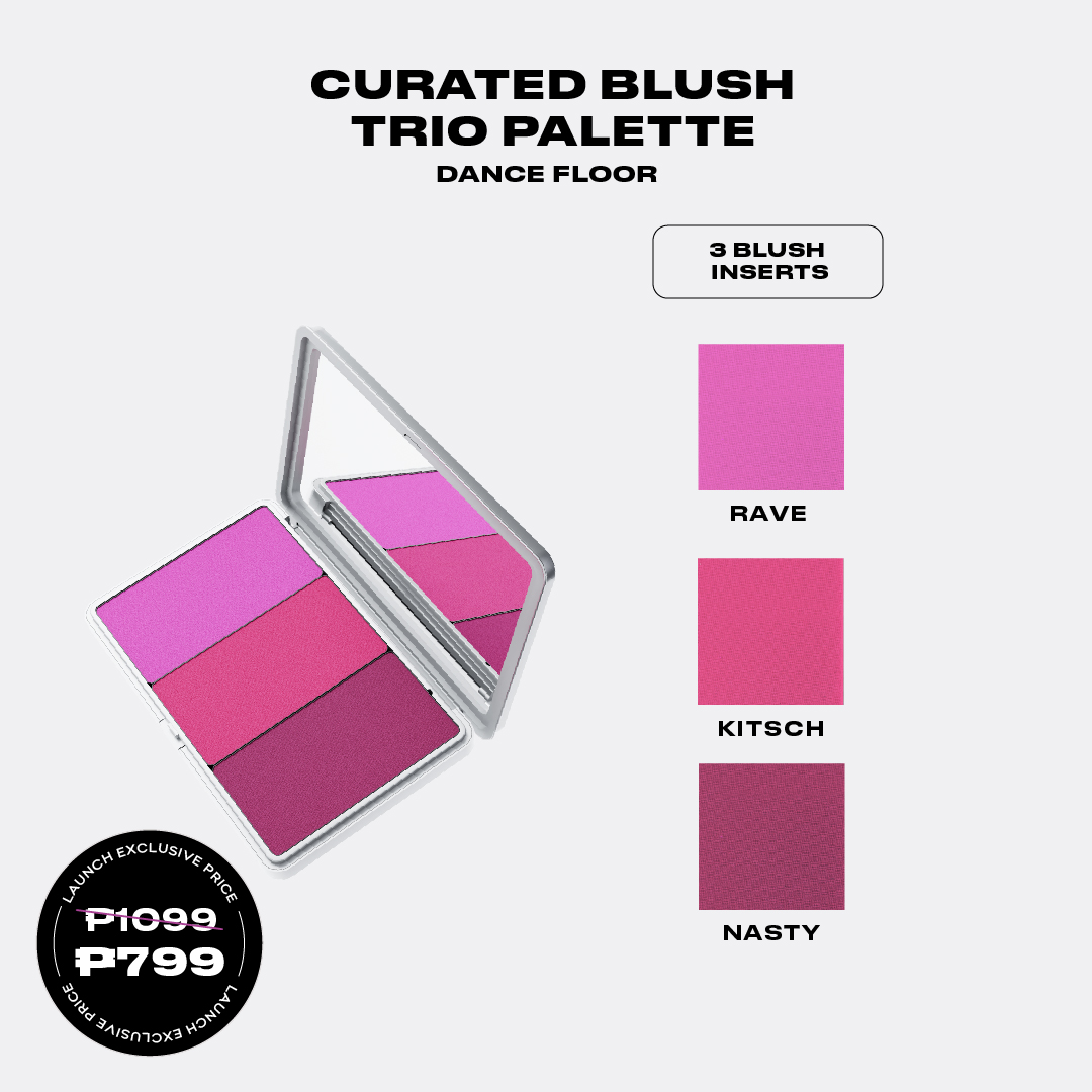 Discount on Issy & Co.  shoes - SKU: Issy Curated Blush Trio Palette In Dance Floor