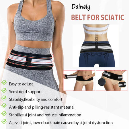 Dainely Sciatic Pain Relief Belt - Back Support for Men and Women