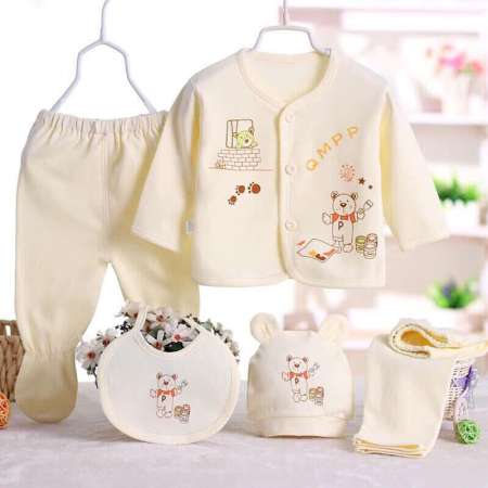 Top Shop 5pcs/Set Newborn Baby Infant Cotton Clothes