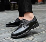 Guard Security Men's Black Oxford Lace Up Shoes #9129