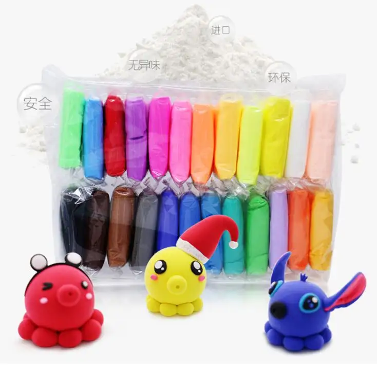 clay and toys