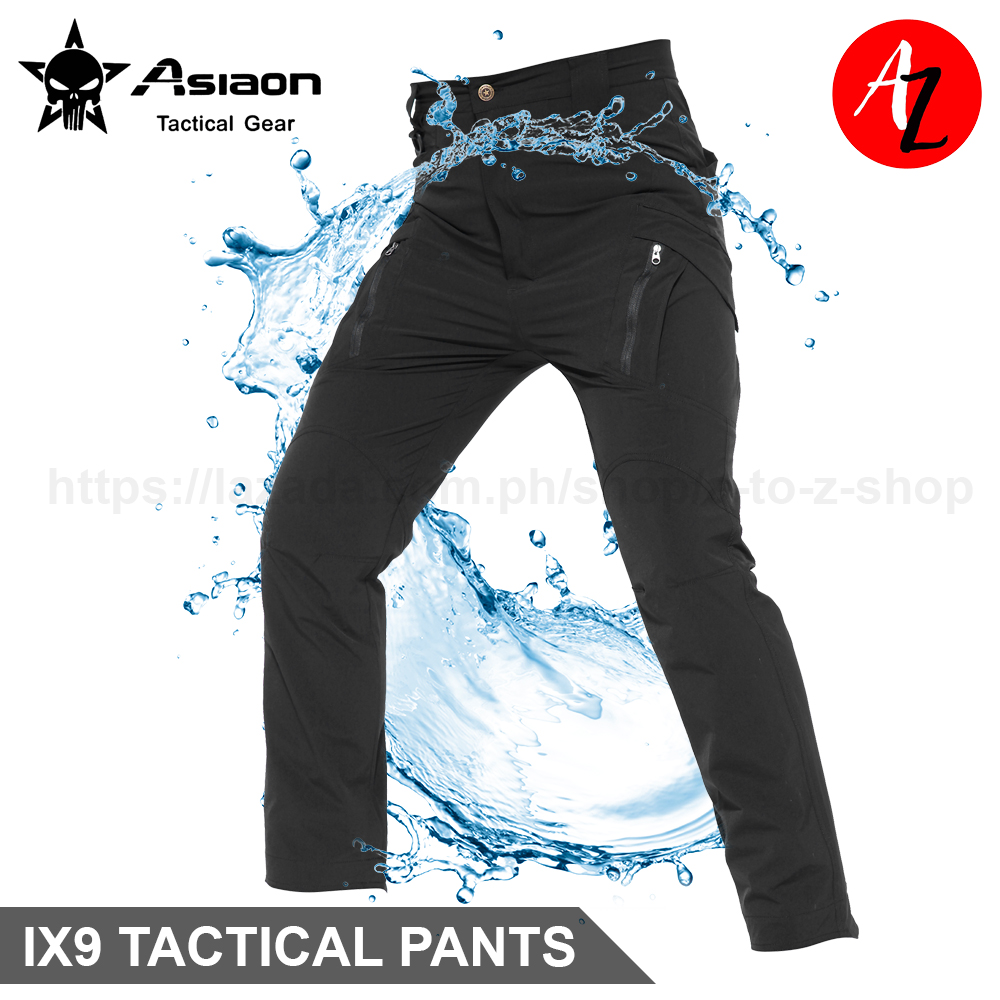 ASIAON IX9 Water-Repellent Cargo Tactical Pants - Outdoor Hiking