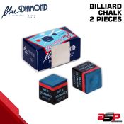 Blue Diamond Billiard Chalk with Certilogo Protection - 2 Pack