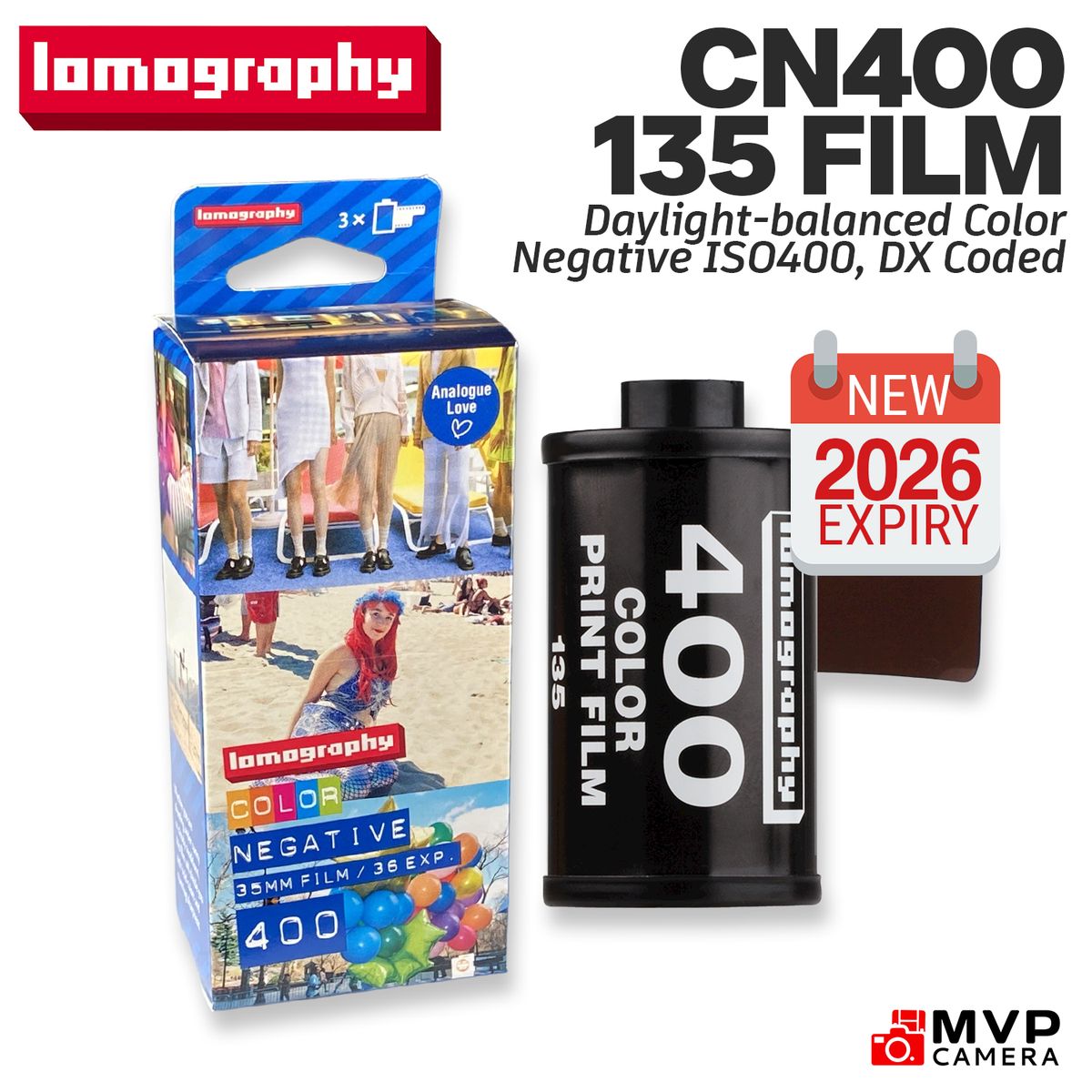 OFFICIAL PH] LOMOGRAPHY Color Negative Film 400 ISO 35mm 135 Film