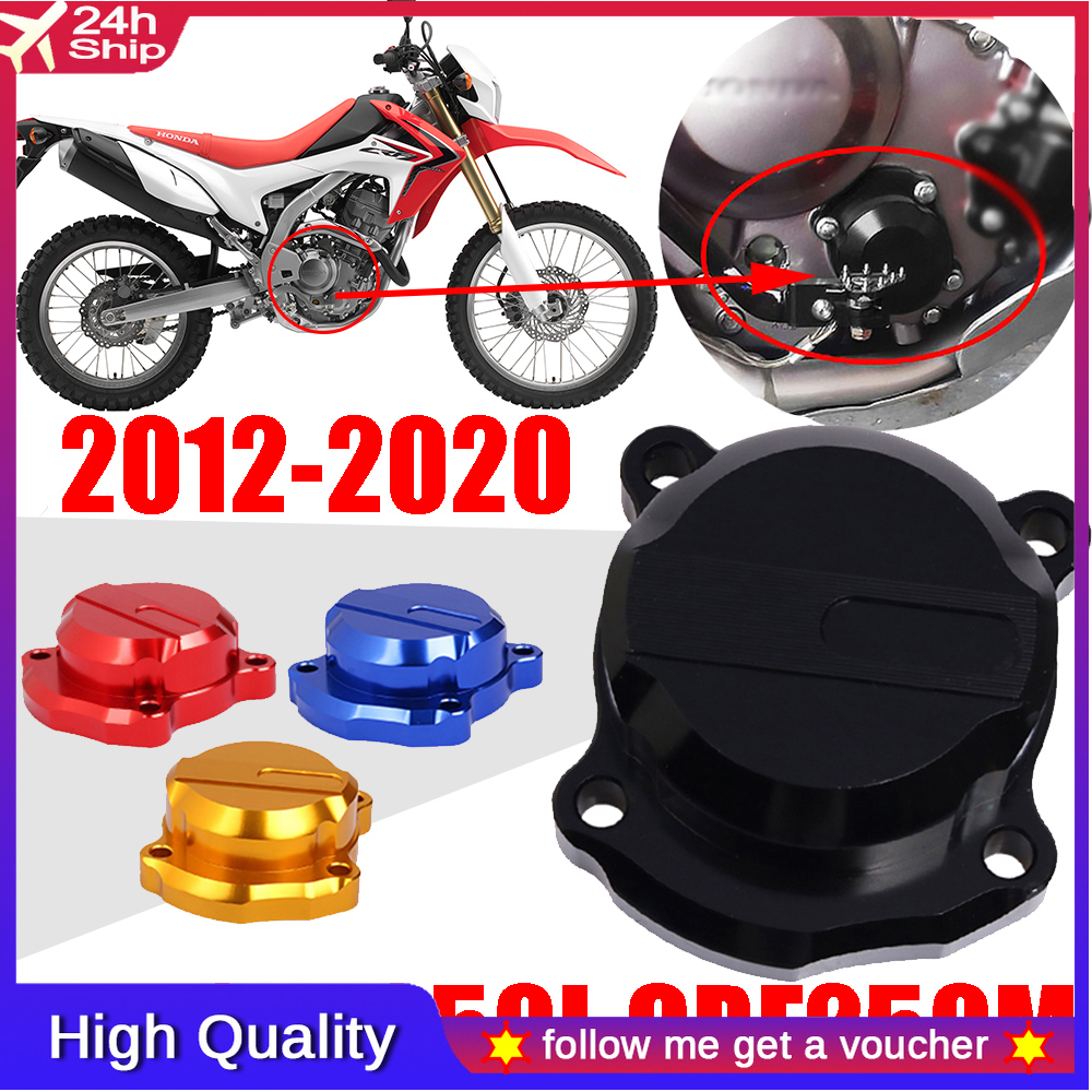 Motorcycle Front And Rear Brake Fluid Reservoir Cover CNC Cap Set Compatible With CRF250L M 2012-2019 Dirt Bike Red 