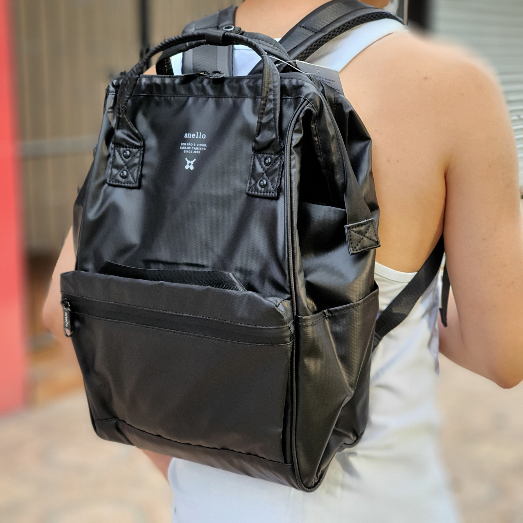 Anello Backpack 🎒 from Japan in Black and Camouflage – A Lifestyle Blog of  Chic & Sassy Mom