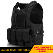 Tactical Army Assault Vest - Adjustable Outdoor Hunting Gear