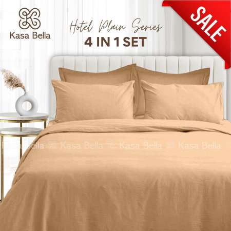 Kasa Bella 4-in-1 Hotel Quality Bedding Set, Cotton Blend