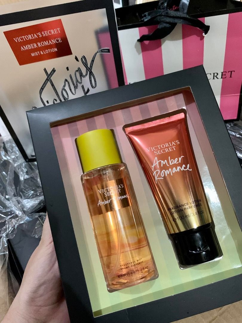 Perfume Victoria Secret Amber Romance Set Victoria's Secret