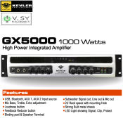 2023 Kevler GX-5000 1000W X2 Power Amplifier