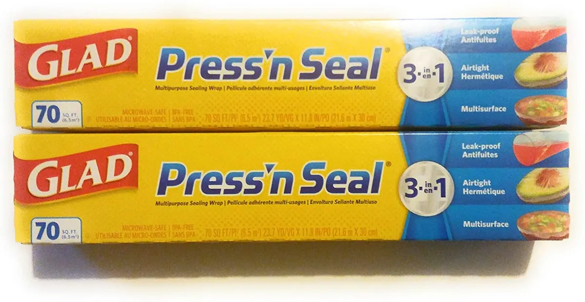 Glad Press N Seal Wrap 2 Pack 70 Sq Ft Each Total 140 Sq Ft Lazada Ph