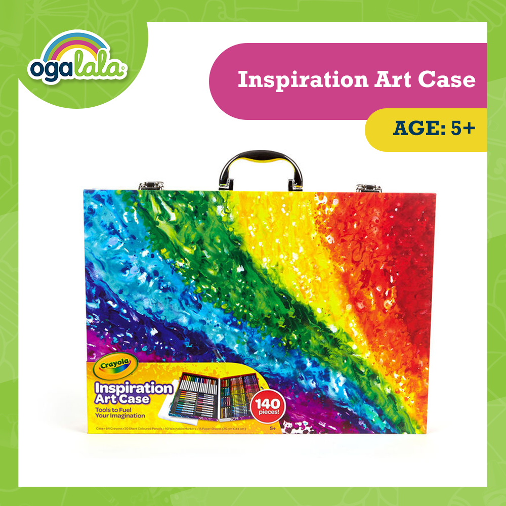 Crayola Inspiration Art Case Coloring Set - Rainbow (140ct), Art