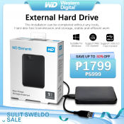 WD Elements Portable External Hard Drive - 1TB/2TB