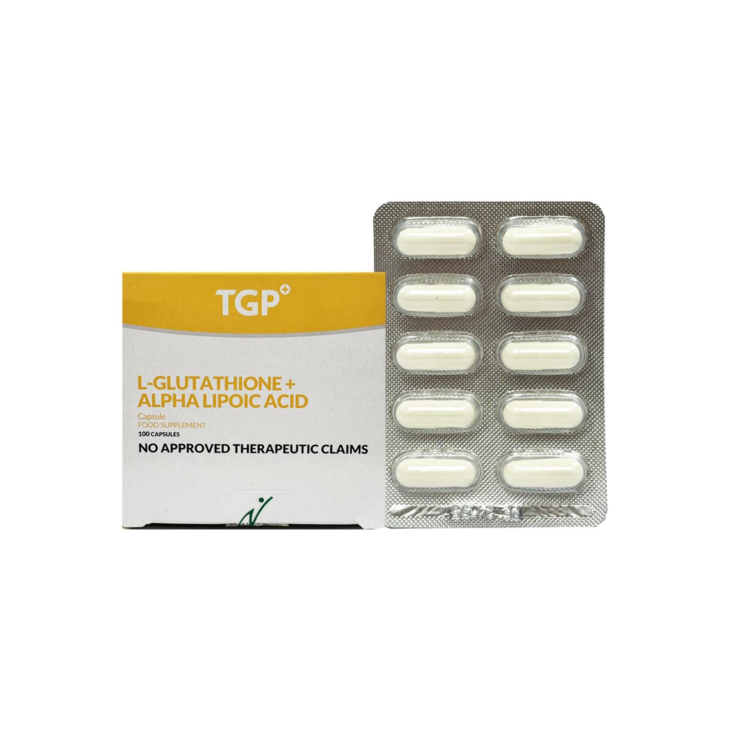 tgp glutathione TGP L-Gluta+AlphaLipoic 100/25mg Capsule 10s