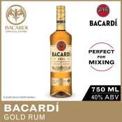 BACARDI Carta Oro Gold Rum - 750ml, 40% ABV