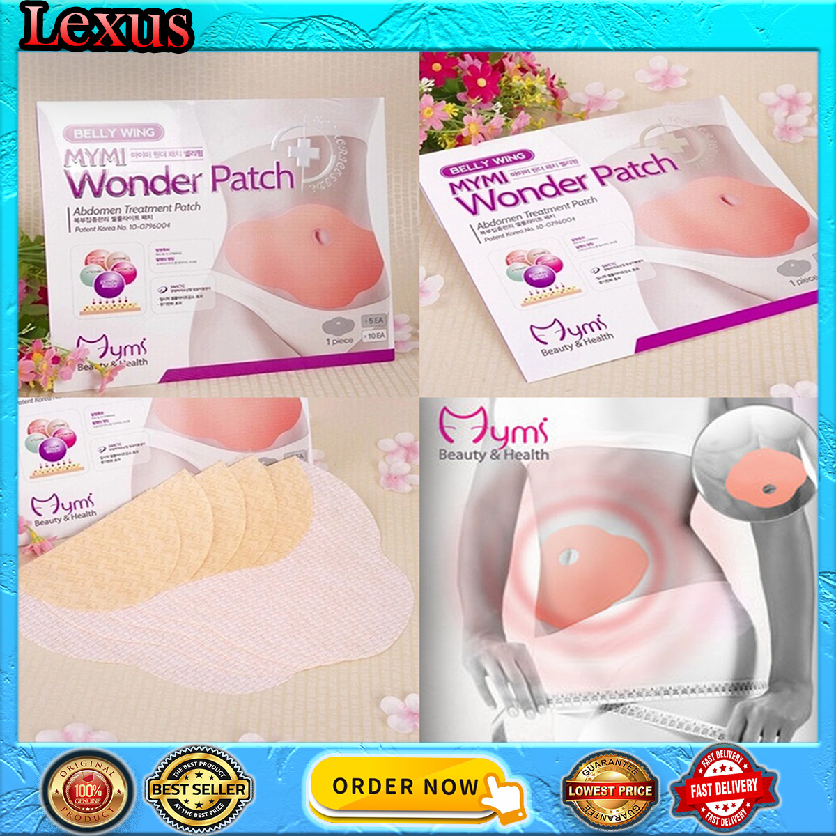 Wonder Patch 5PCS Weight Loss Patches – No Exercise Needed