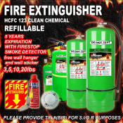 Fire extinguisher Green HCFC 123