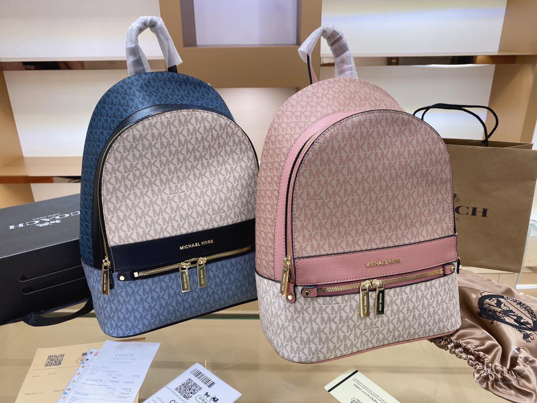 Shop Michael Kors Pink Backpack online 