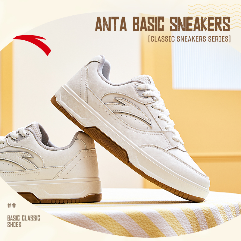 Discount on ANTA  shoes - SKU: ANTA Women Basic Sneakers Non-slip Wear-resistant Support Comfortable Versatile Trendy 1224C8012