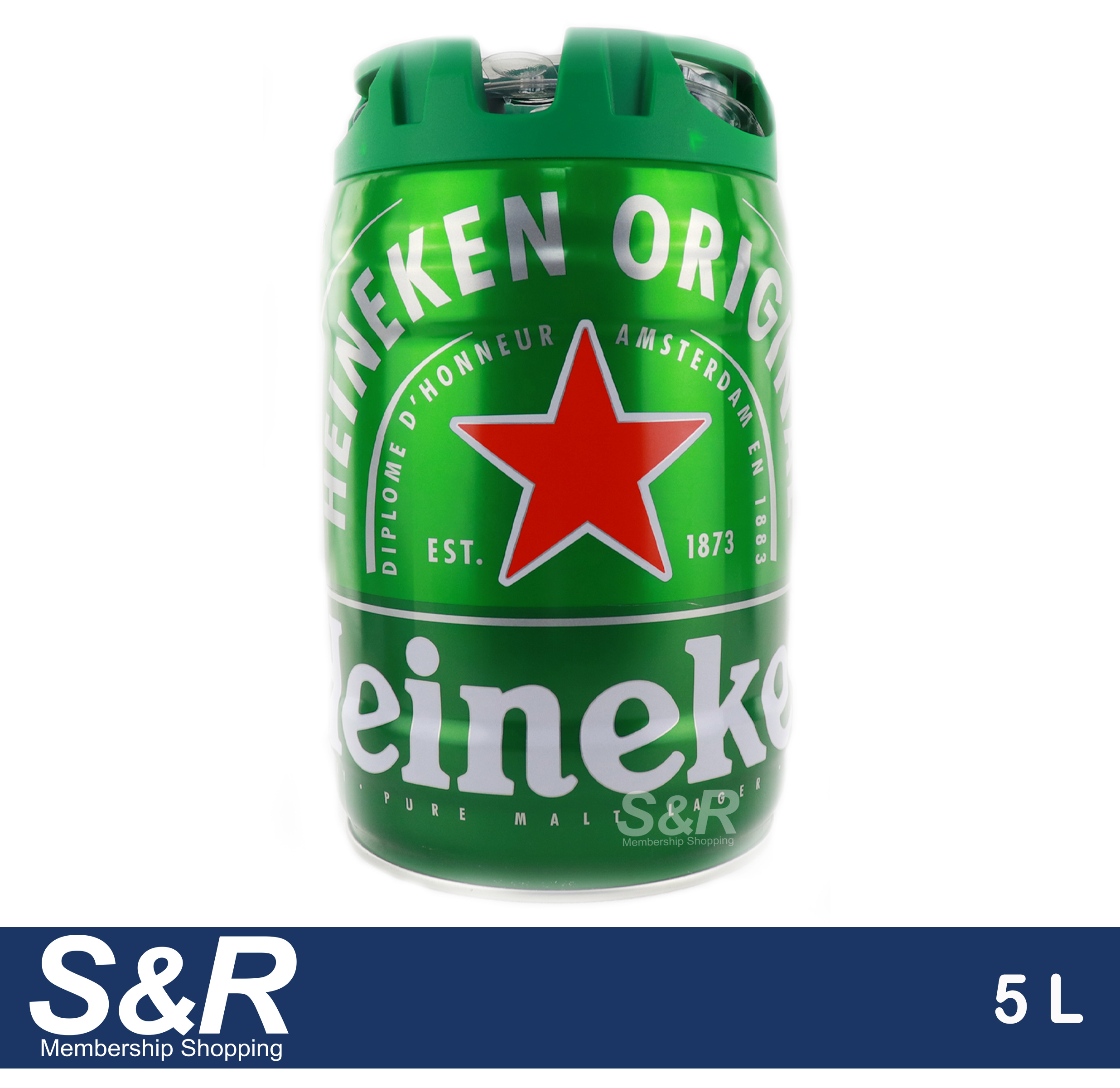 Heineken Original Beer Keg 5L