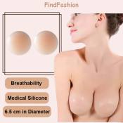 Waterproof Silicone Nipple Cover Bra with Case - FindFashion