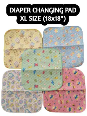 18x18" Baby Diaper Changing Pad | Waterproof Plastic Mat | XL Size (1)