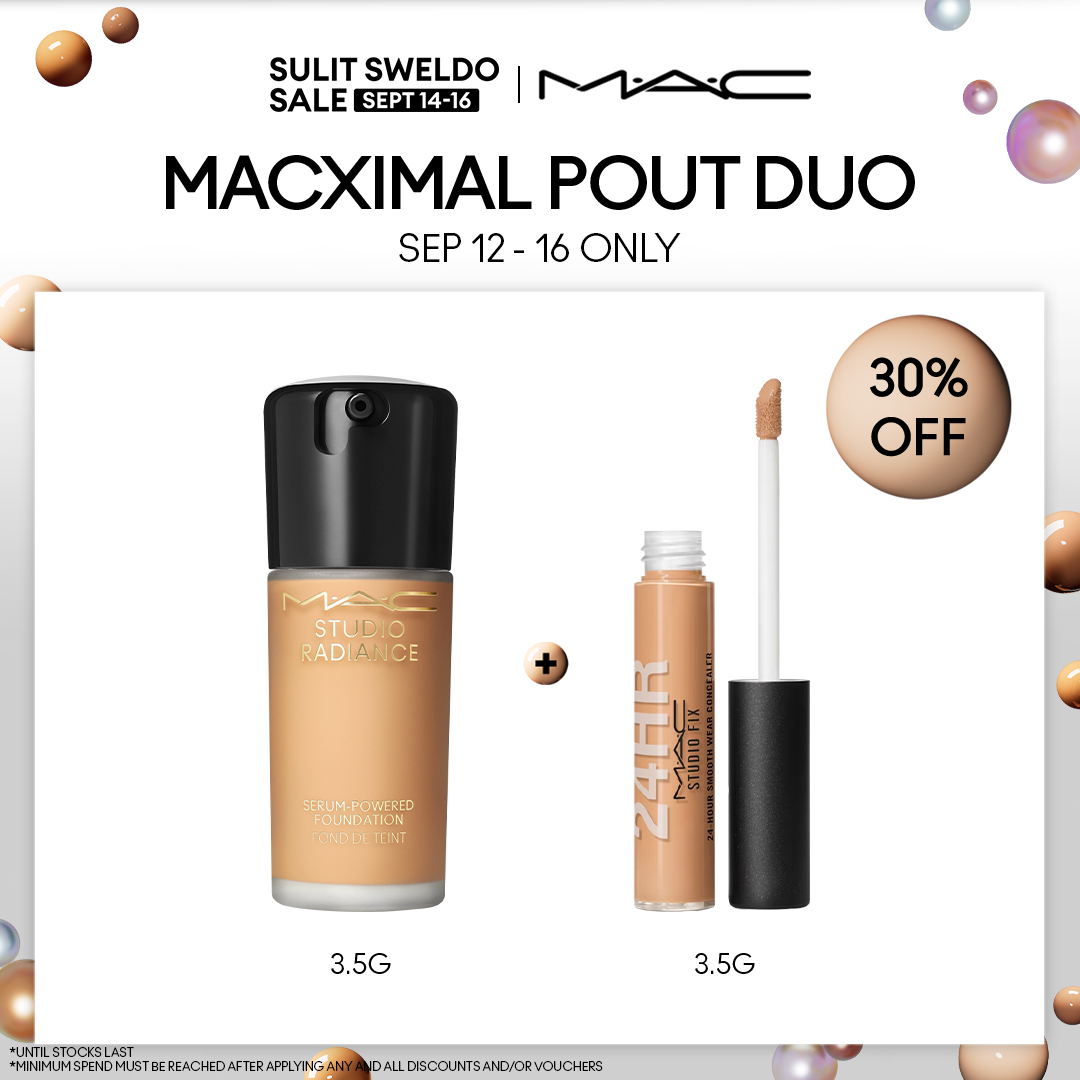 Discount on M·A·C  shoes - SKU: 【30% OFF】MAC Studio Radiance Serum-Powered Foundation 30ml and Studio Fix 24-Hour Smooth Wear Concea