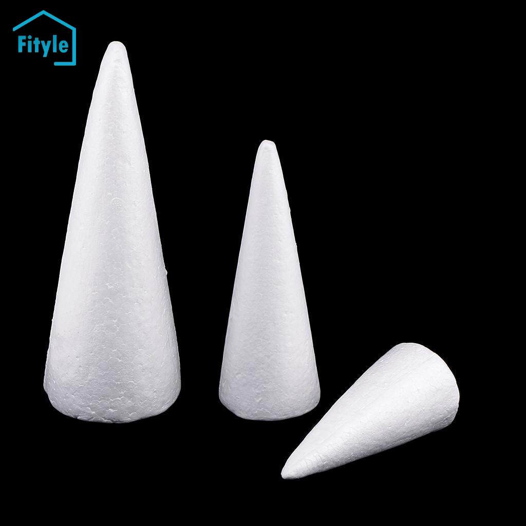 Handmade Craft Styrofoam Cone Christmas Decoration Modelling DIY Painting  Triangle Tree Styrofoam Foam Cones