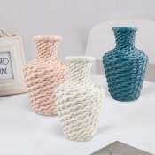 Imitation ceramic unbreakable plastic vase/vases/flower pot/paso,basket,plant,table/home decoration,BINLU