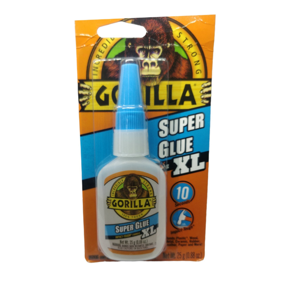 Gorilla Hot Glue Sticks, Mini Size, 8 Long x .27 Diameter, 25
