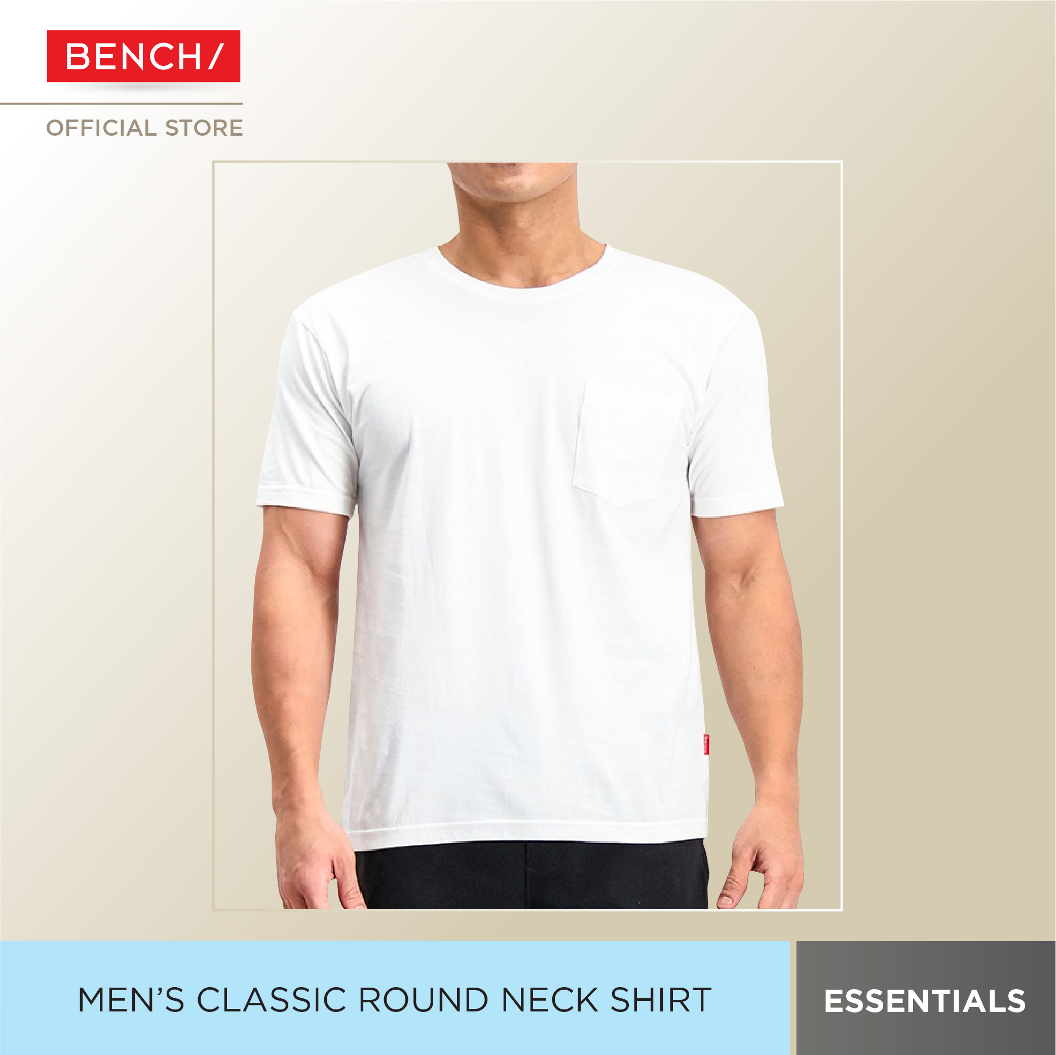 bench plain white shirt