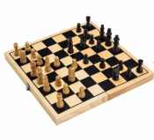Travel Chess Set - Handmade Wooden Board Game