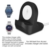 Zzooi Portable Wireless Charger Station For Michael Kors Access Sofie/Bradshaw/Grayson Smart Watch Charger Dock Stand Base with Cable