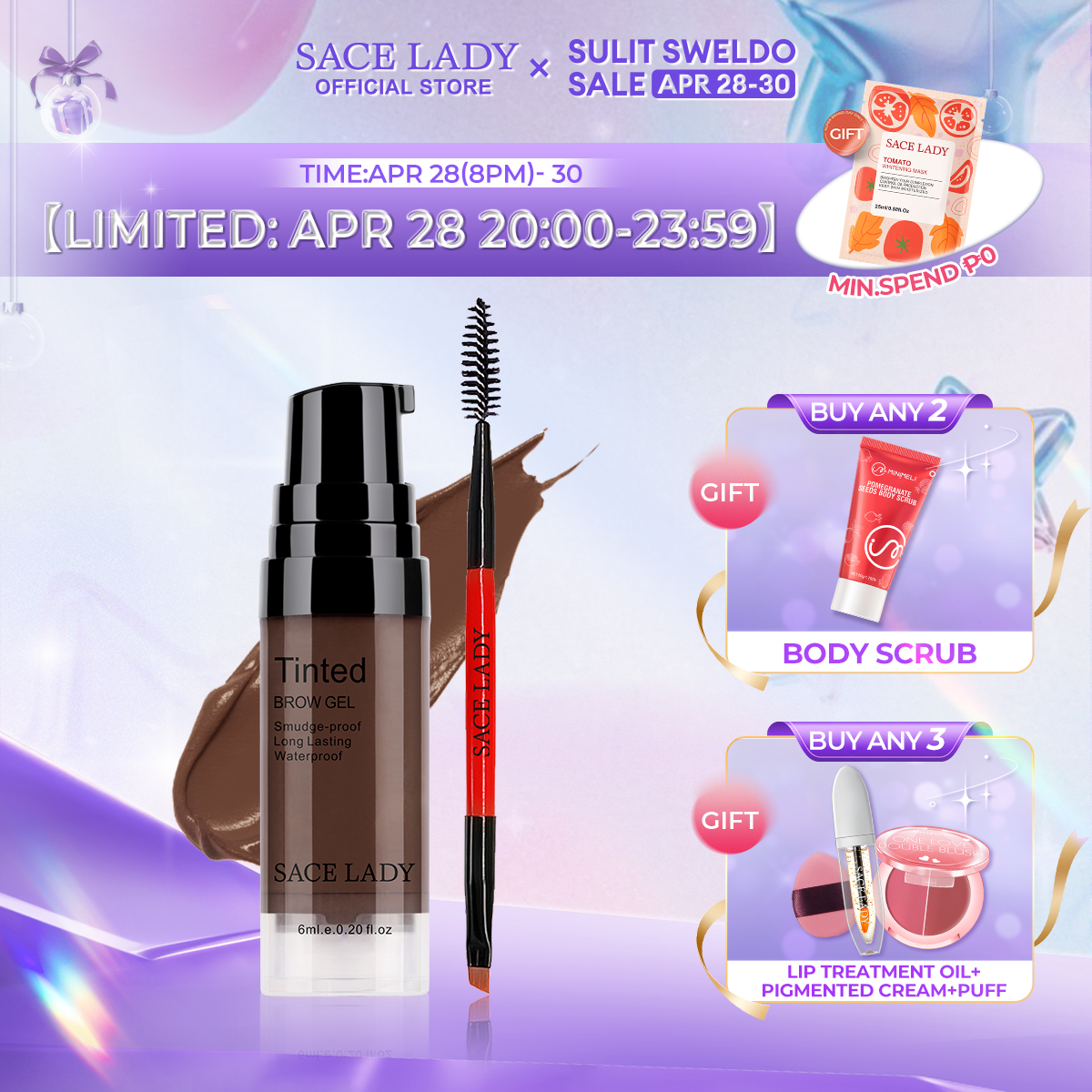 Discount on SACE LADY  shoes - SKU: SACE LADY Waterproof Eyebrow Gel Makeup Set Long Lasting Eye Brow Cream Eye Make Up Cosmetic