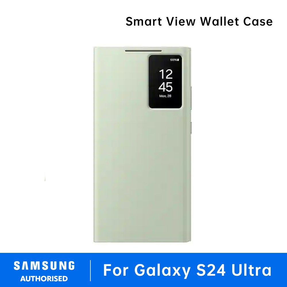 Original Samsung S24 Ultra Smart View Wallet Case Smart Case LED Clear Cover S-View Wallet Case windows phone cases For Galaxy S24 Ultra - Image 3