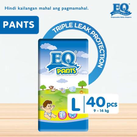 EQ Pants Large  - 40 pcs x 1 pack  - Diaper Pants