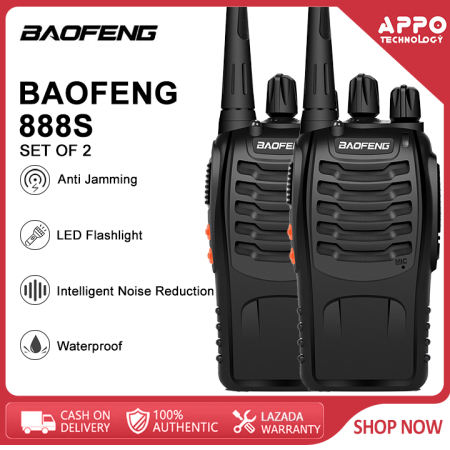 Baofeng 888S Walkie Talkie Set - 2 Pack