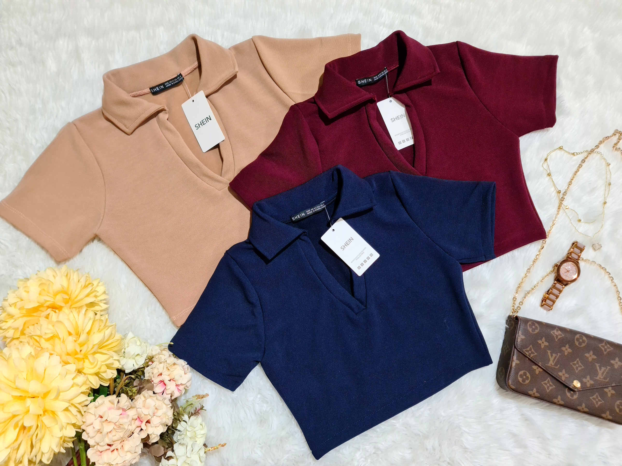 shein polo top