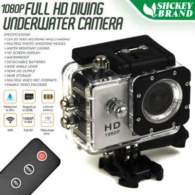 SHCKEY Waterproof Sports DV Extreme Sports Cameras Action Camera Full HD 1080P Diving Underwater 30m (3)