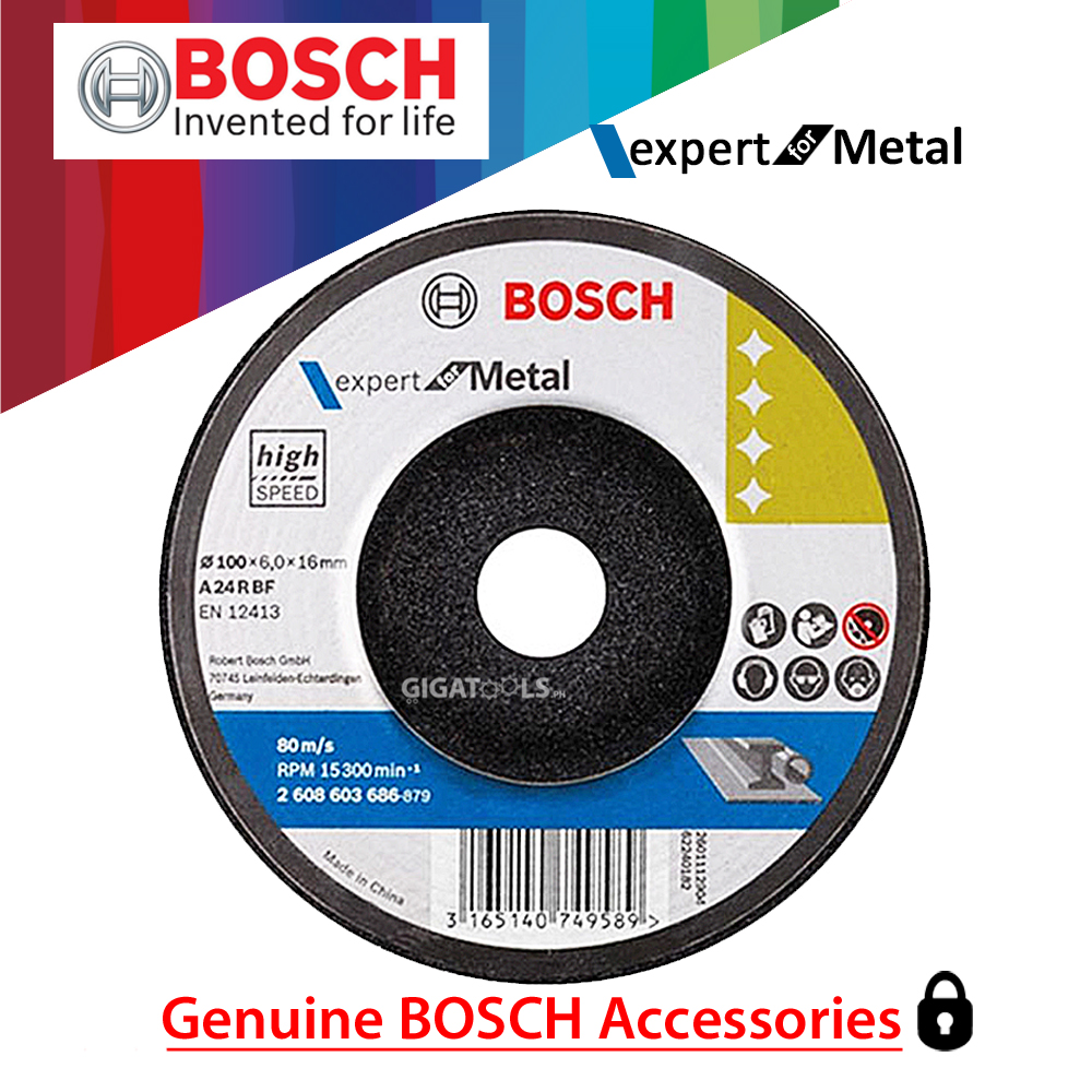 Bosch Professional (2608603686) Grinding Wheel Expert for Metal- 4inch