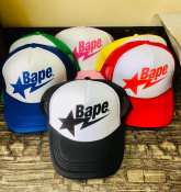 Bape Cap Net Cap Trucker Cap for Unisex