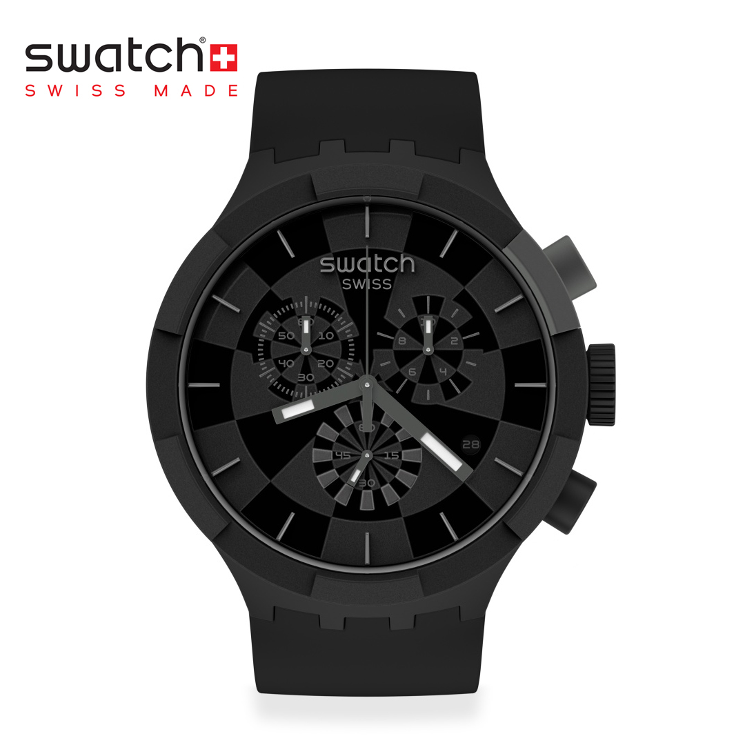 Swatch hotsell all black