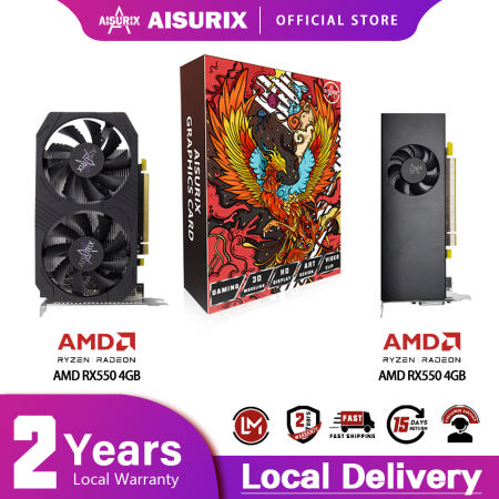 AISURIX RX550 4GB SFF Graphics Card for Office Use