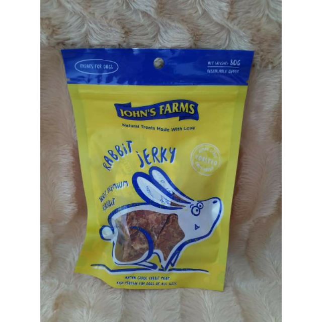 rabbit jerky for dogs