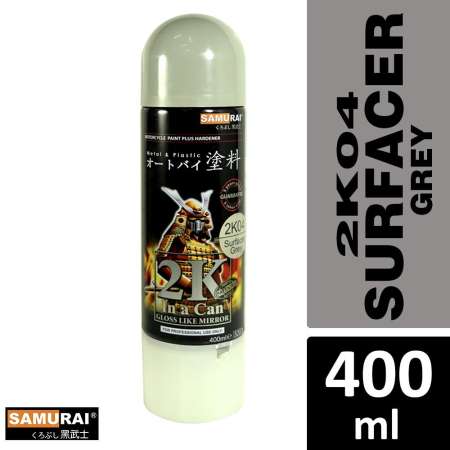 Samurai 2K04 Grey Epoxy Surfacer Primer  Spray Paint 400ml