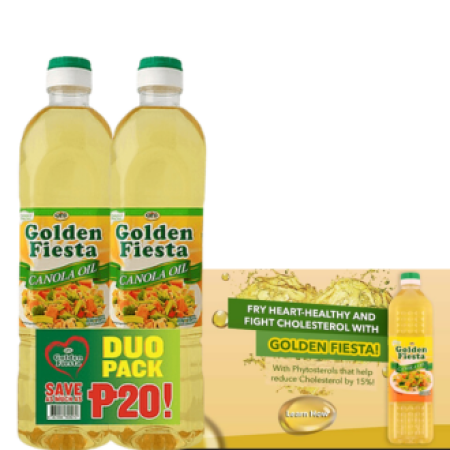 Golden Fiesta Canola Oil Duo Pack - Heart Healthy Cooking