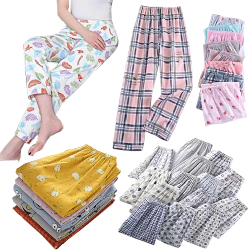 Lazada Philippines - JFORLESS COD Pajama Sleepwear for ladies Pajama For Women Cute Print Sleepwear adult girls(size: 25-30)